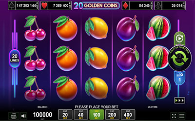 The 20 Golden Coins слот гра в українському онлайн казино First Casino
