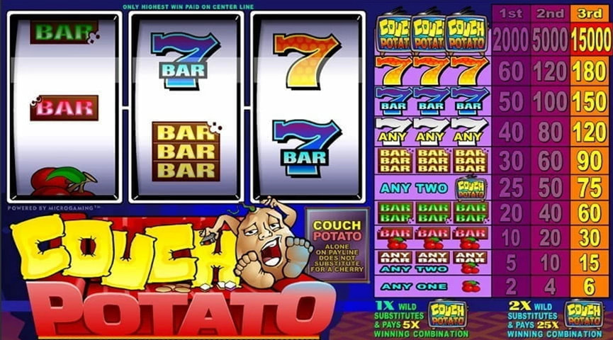 За та проти для слота Couch Potato Pros and Cons of the Slot Name Slot Game