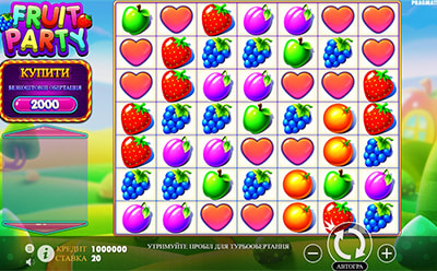 The Fruit Party слот гра в українському онлайн казино Pin-up