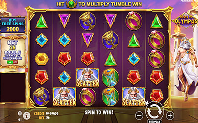 Слот Gates of Olympus безкоштовні спіни