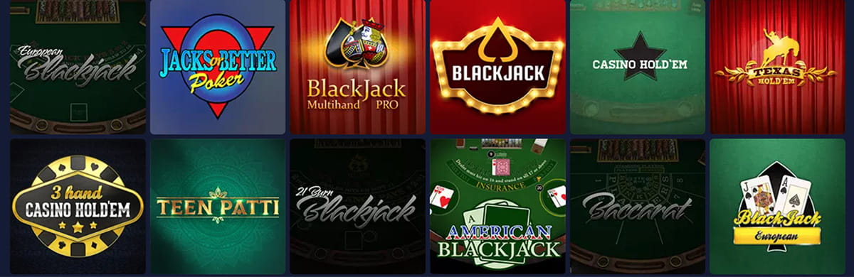 Joo Casino рулетка, блекджек та інші настільні ігри