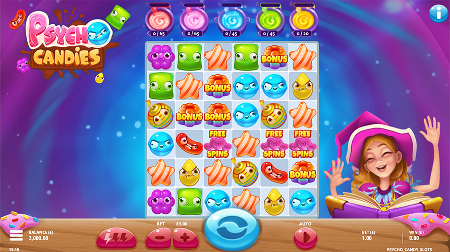 Psycho Candies грати онлайн безкоштовно