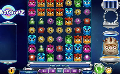 Слот Reactoonz в українському онлайн казино Unibet