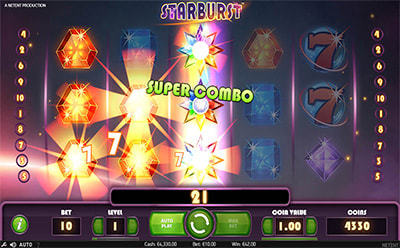 Starburst слот wilds розширюються