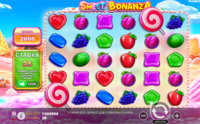 The Sweet Bonanza слот гра в українському онлайн казино Pin-up